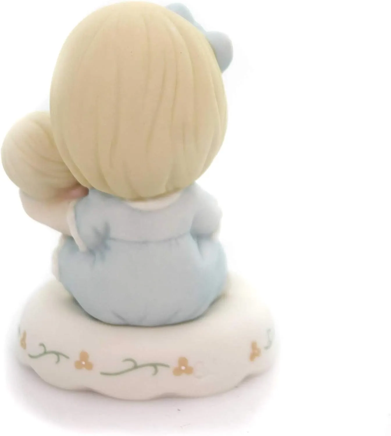 Precious Moments 152010 Growing In Grace, Age 4 Girl Bisque Porcelain Figurine Blonde