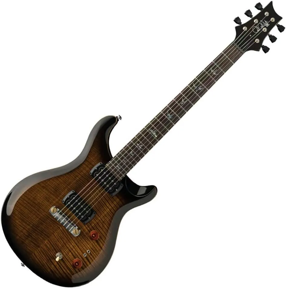PRS Guitars 6 String SE Pauls Guitar, Black Gold Sunburst with Bag, Right, (103495::BG:)