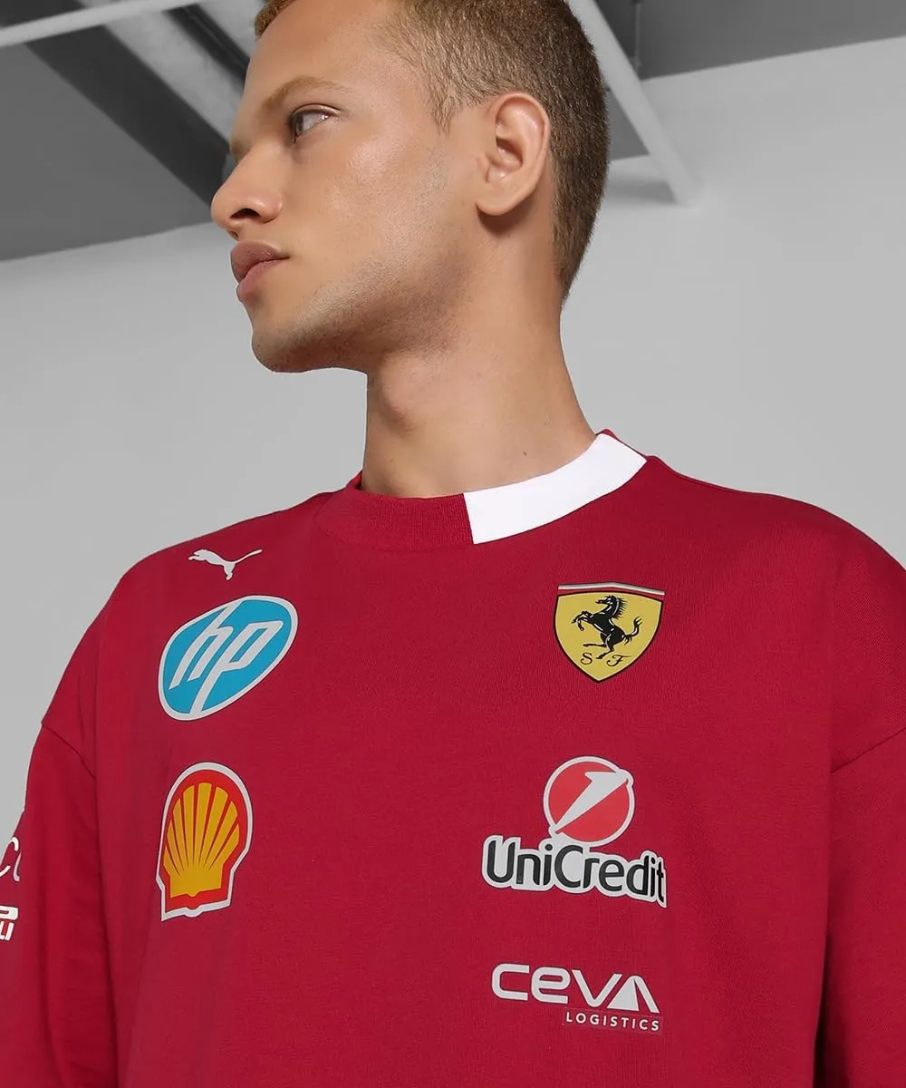 PUMA Scuderia Ferrari F1 2025 Driver's Oversized Tshirt