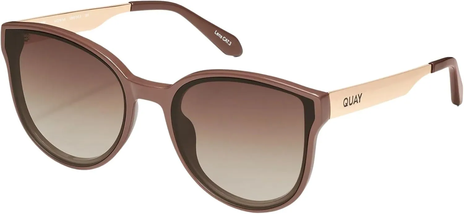 Quay Women's Date Night Oversized Round Sunglasses