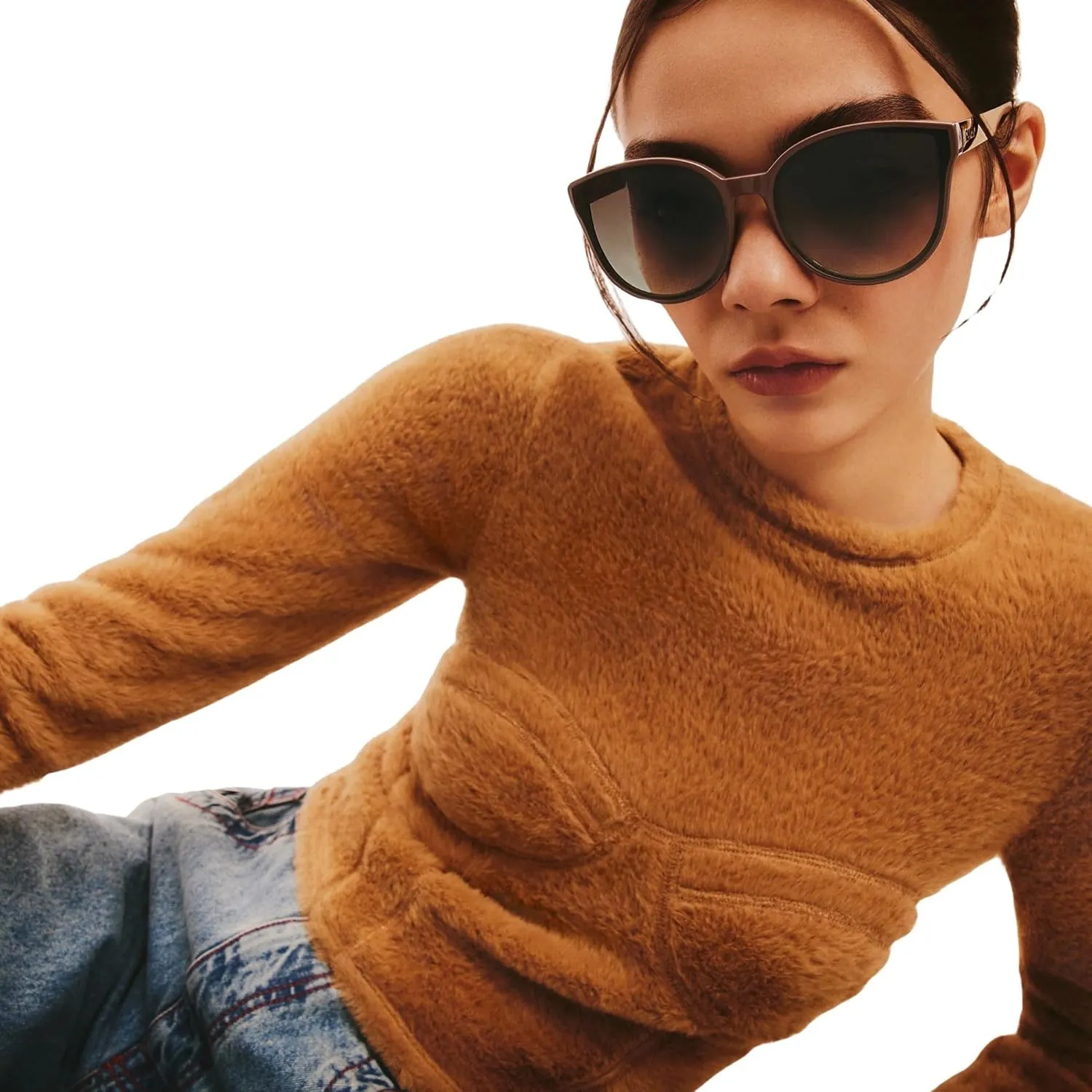 Quay Women's Date Night Oversized Round Sunglasses