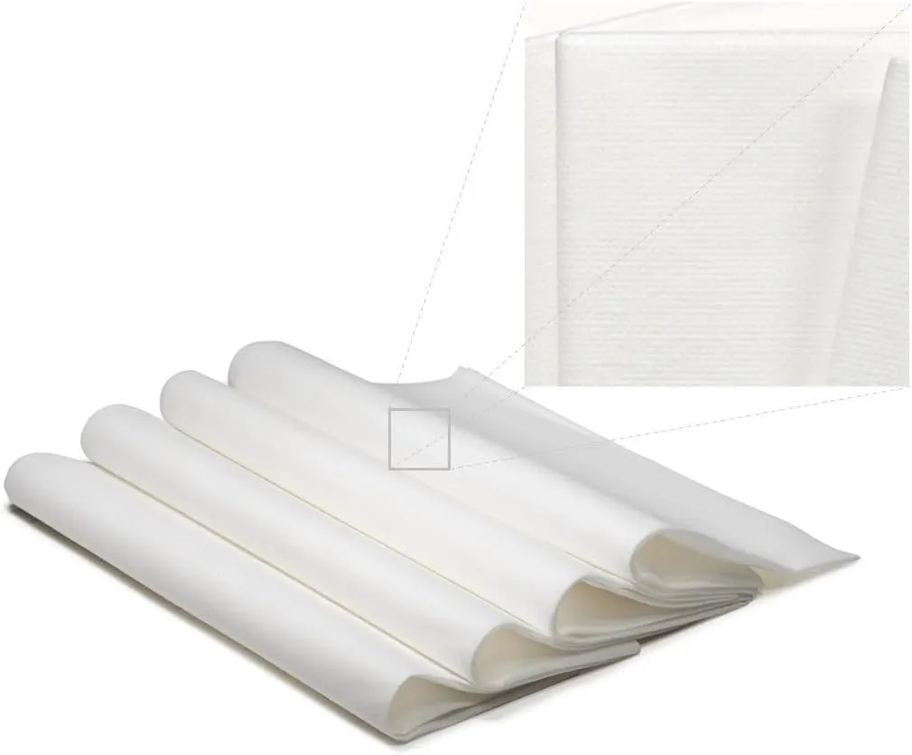 " OCCASIONS " Wedding Party Linen Feel White 13'' x 13'' Dinner Paper Napkins (120, Luncheon, Square Fold)