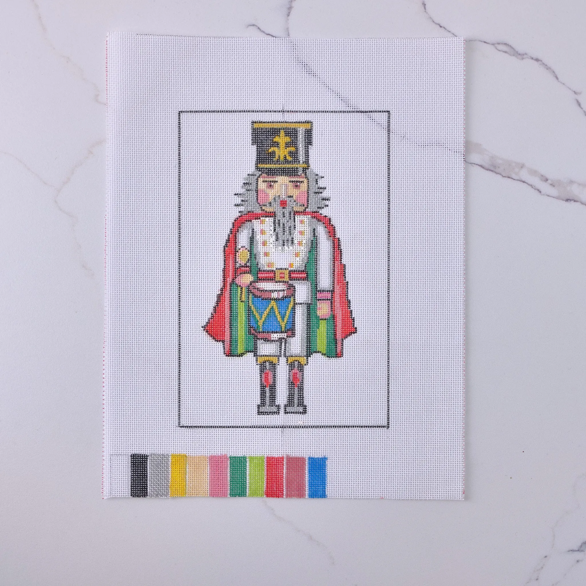 "Nutcracker" - Hand Painted Needlepoint Canvas