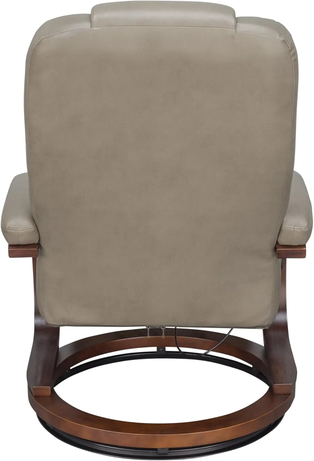 RecPro Charles 28" RV Euro Chair Recliner Modern Design RV Furniture (1, Putty)