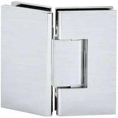 Replacement for Maxum Series Glass to Glass Mount Shower Door Hinge 135 Degree Satin-Chrome Replaces Parts