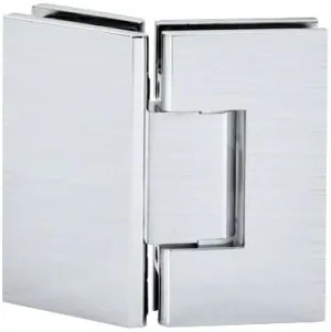 Replacement for Maxum Series Glass to Glass Mount Shower Door Hinge 135 Degree Satin-Chrome Replaces Parts