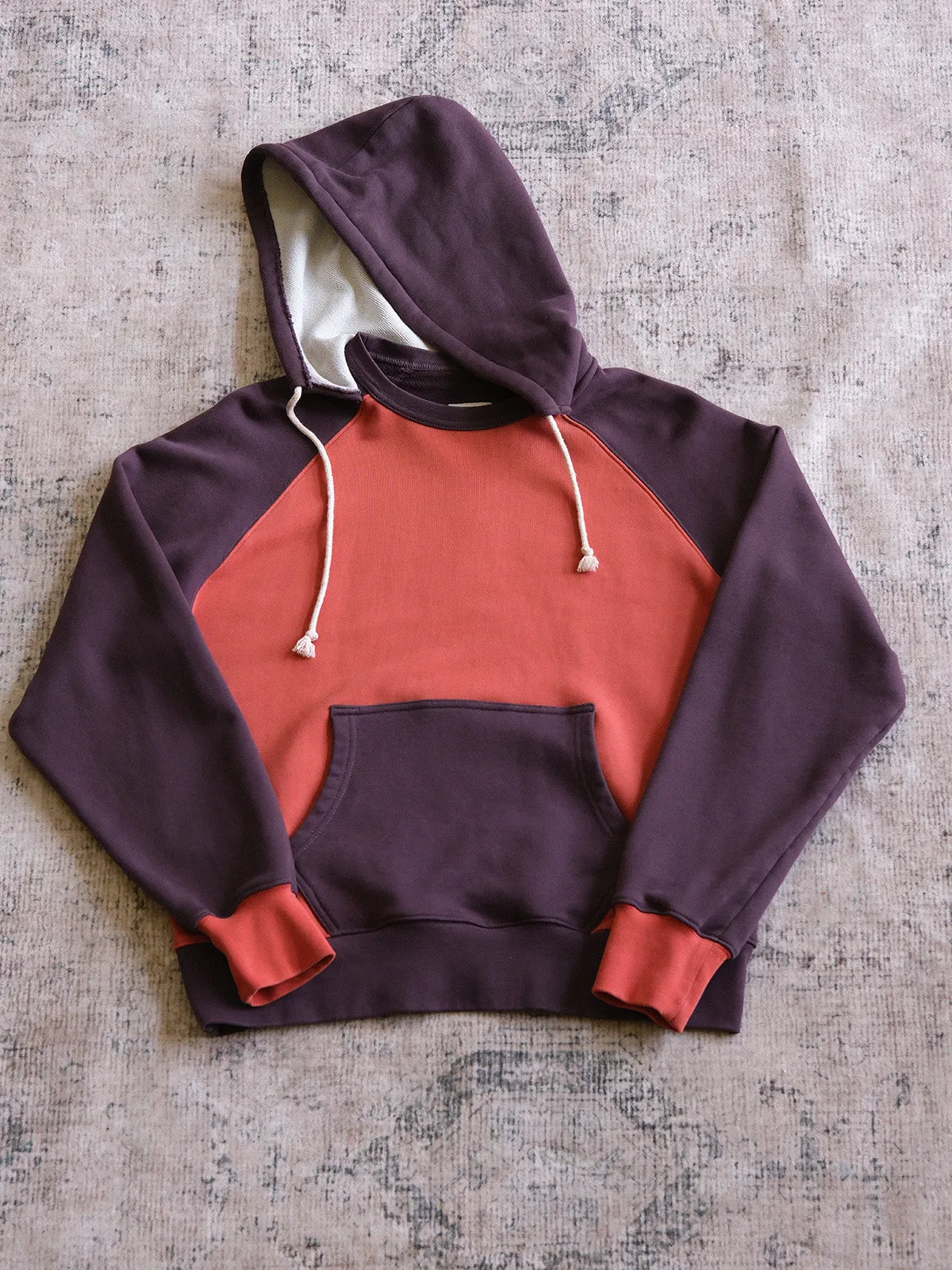Retro Color-Blocked Hoodie