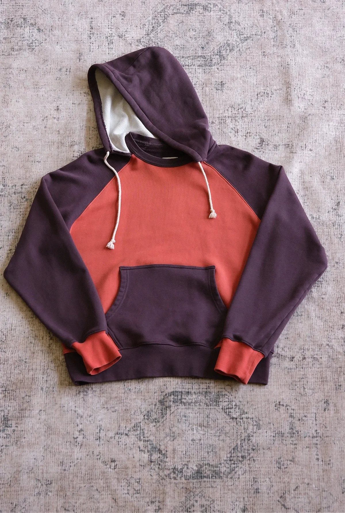 Retro Color-Blocked Hoodie