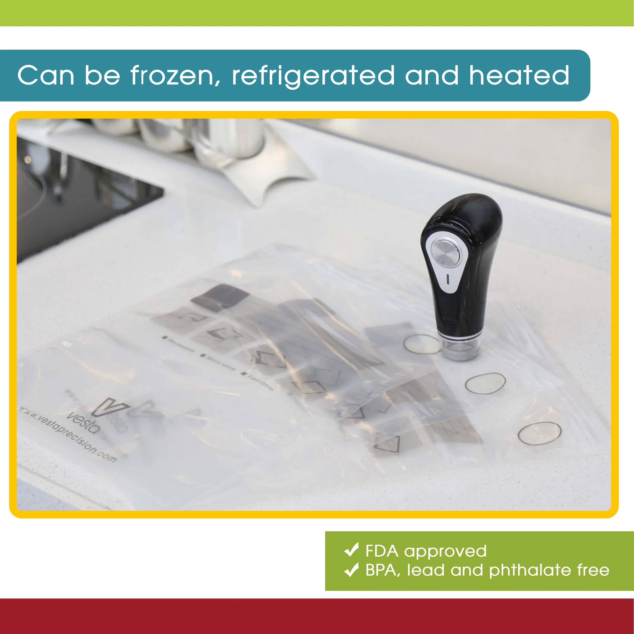 Reusable Handheld Sealer Pouches