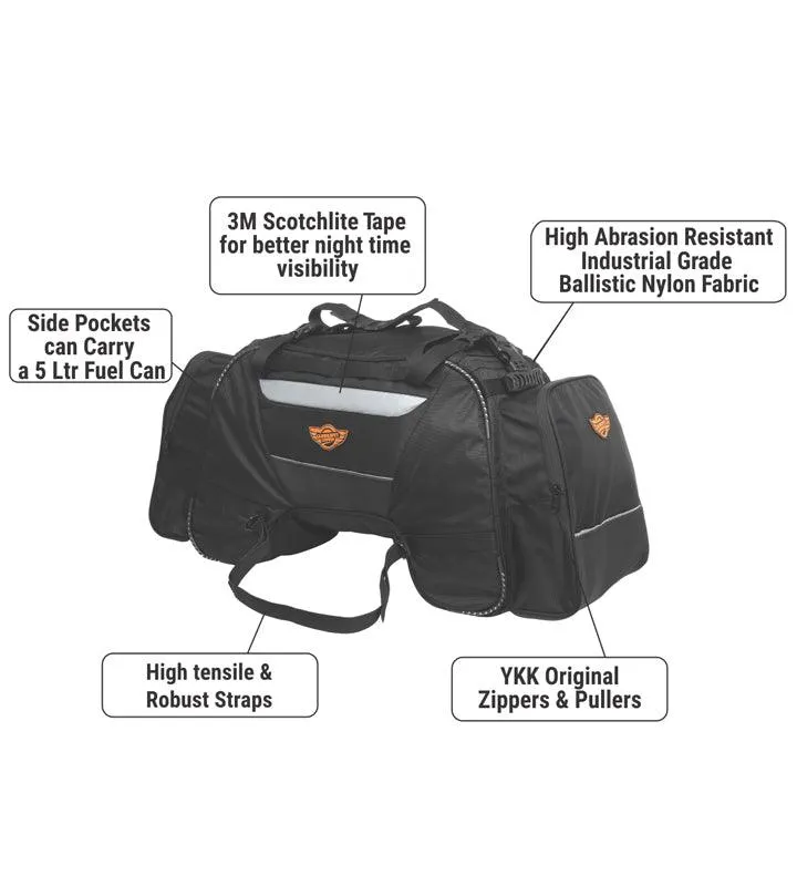 Rhino 70L Tail Bag with Rain Cover and Dry Bag