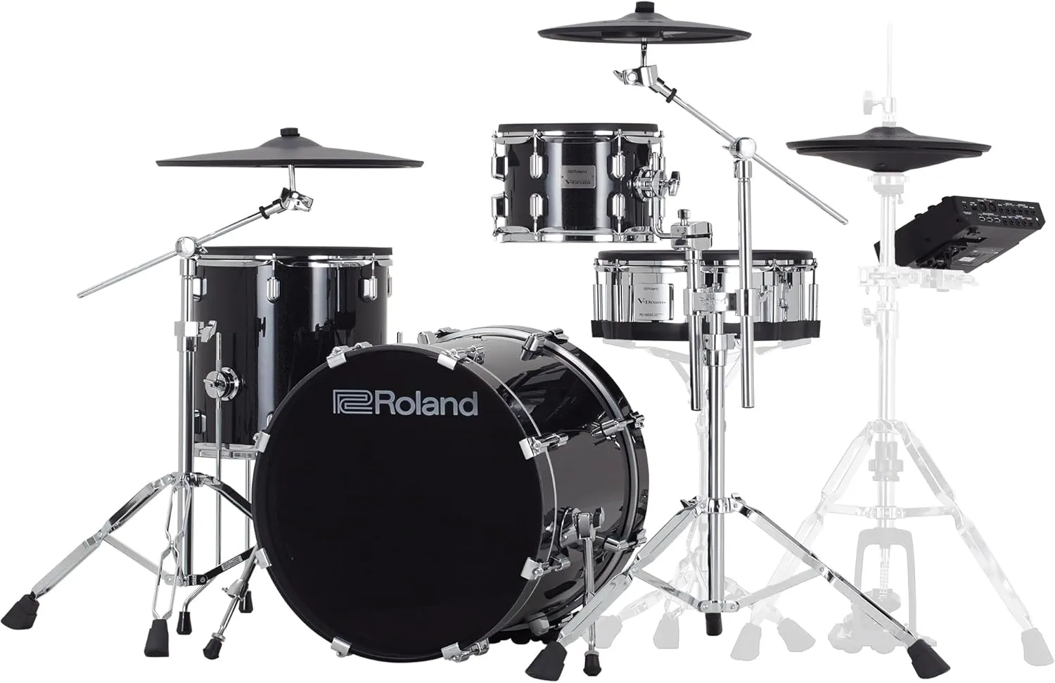 Roland VAD504 V-Drums Acoustic Design Streamlined kit with Full-Size Wood Shells. (VAD504-1)