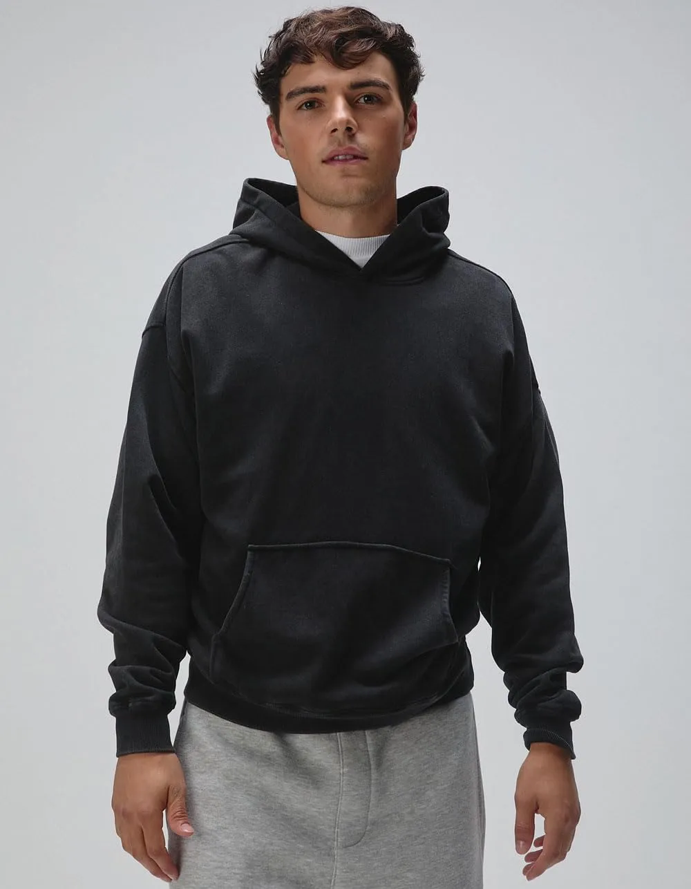 Rsq Mens Washed Oversized Hoodie
