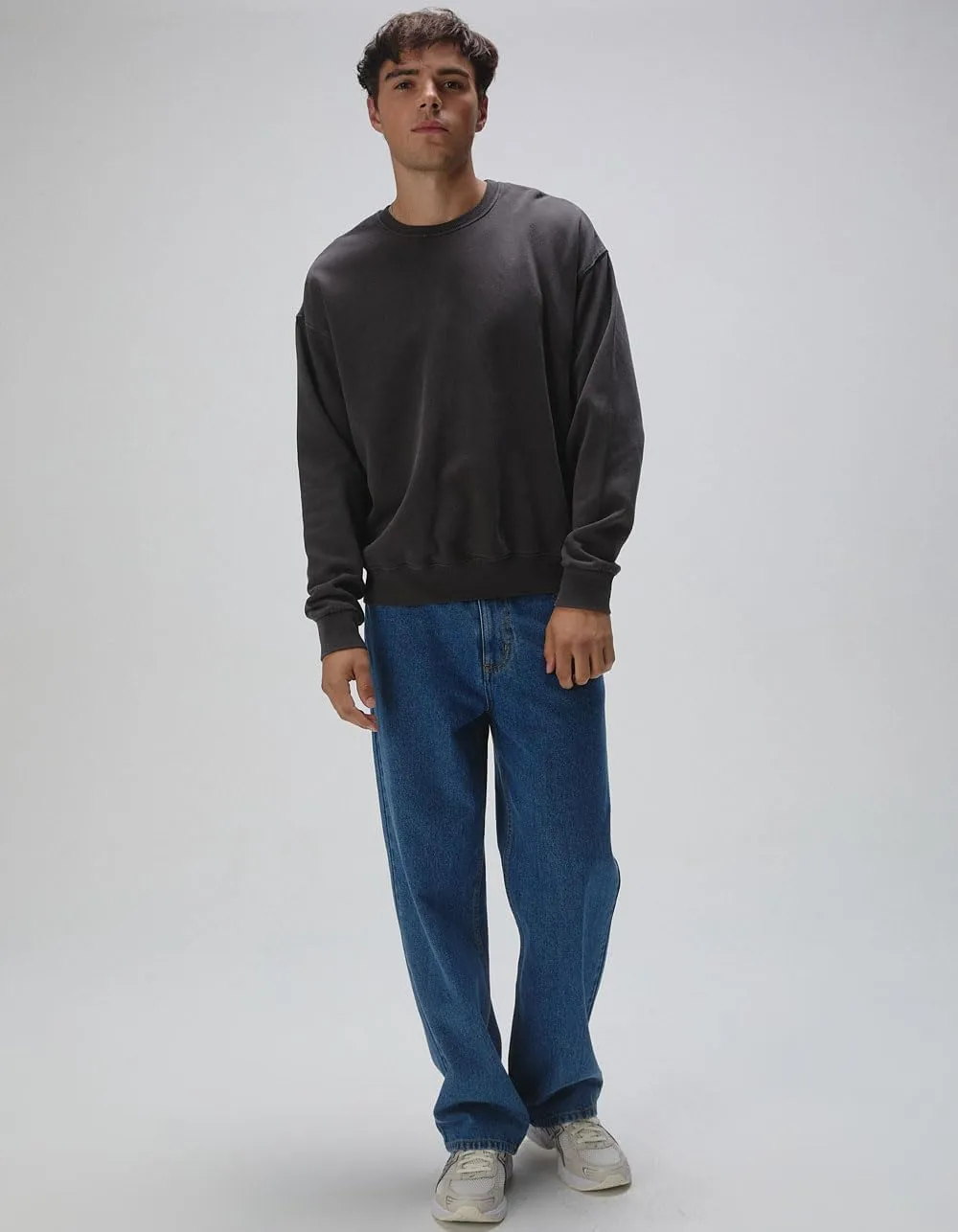 Rsq Washed Oversized Crewneck Sweatshirt