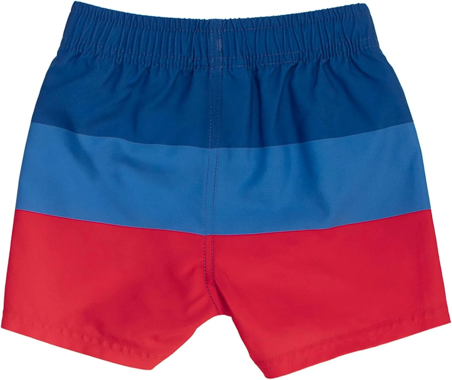 RUGGEDBUTTS Boys UPF50  Sun Protection Striped Color Block Swim Trunks