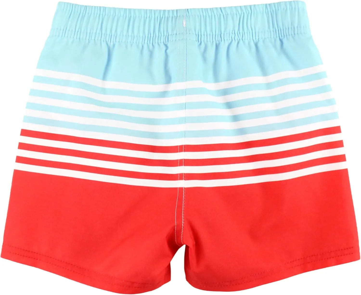 RUGGEDBUTTS Boys UPF50  Sun Protection Striped Color Block Swim Trunks