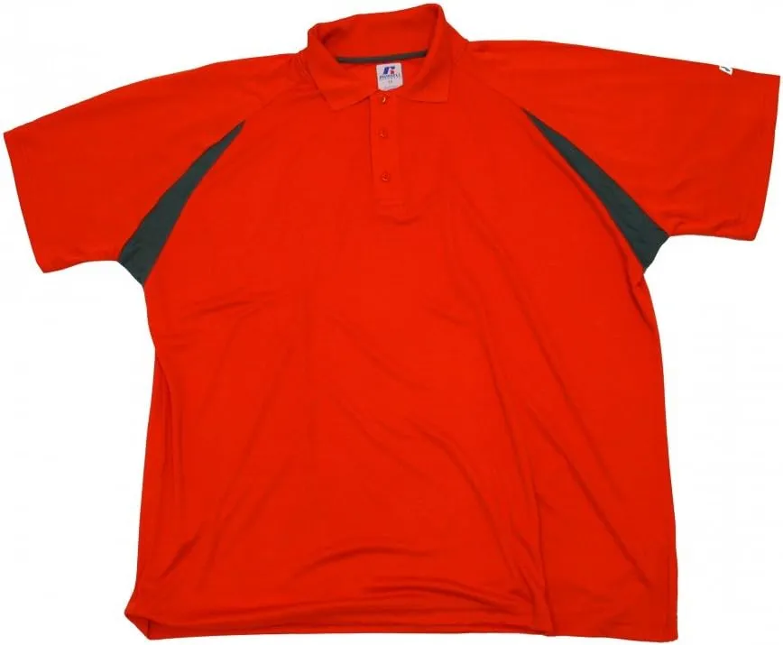 Russell Athletic Men's Big & Tall Color Blocked Polo