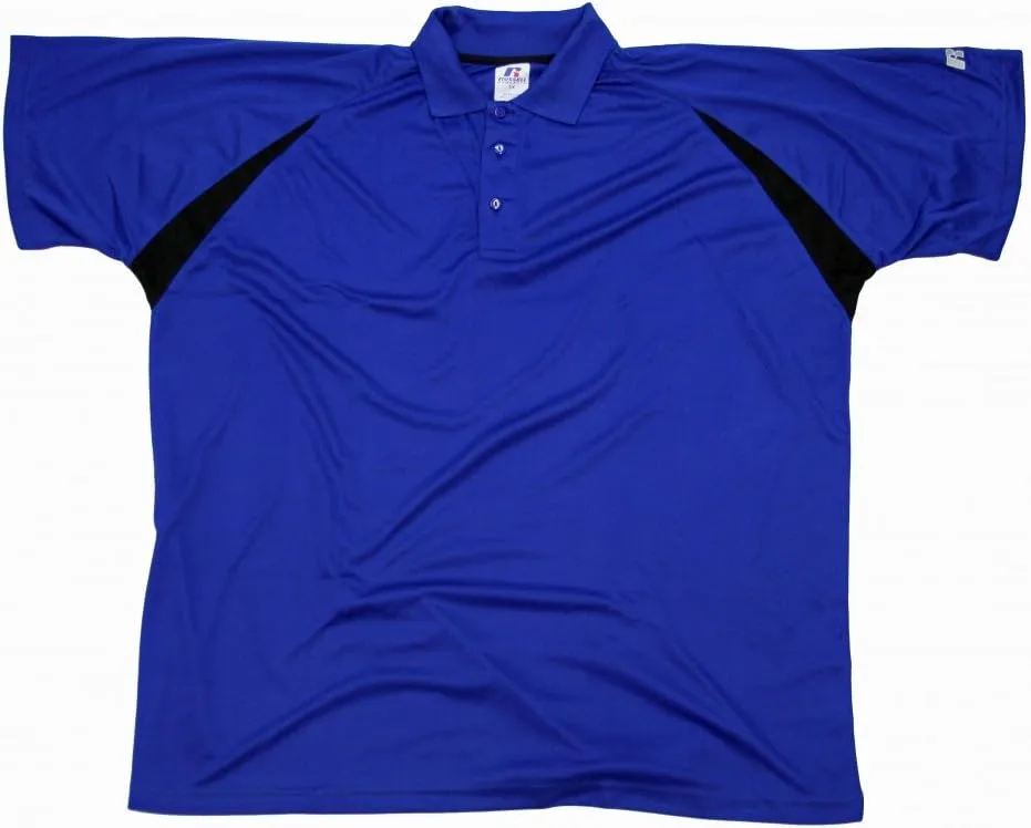Russell Athletic Men's Big & Tall Color Blocked Polo