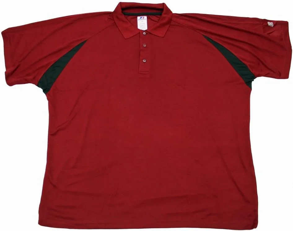 Russell Athletic Men's Big & Tall Color Blocked Polo
