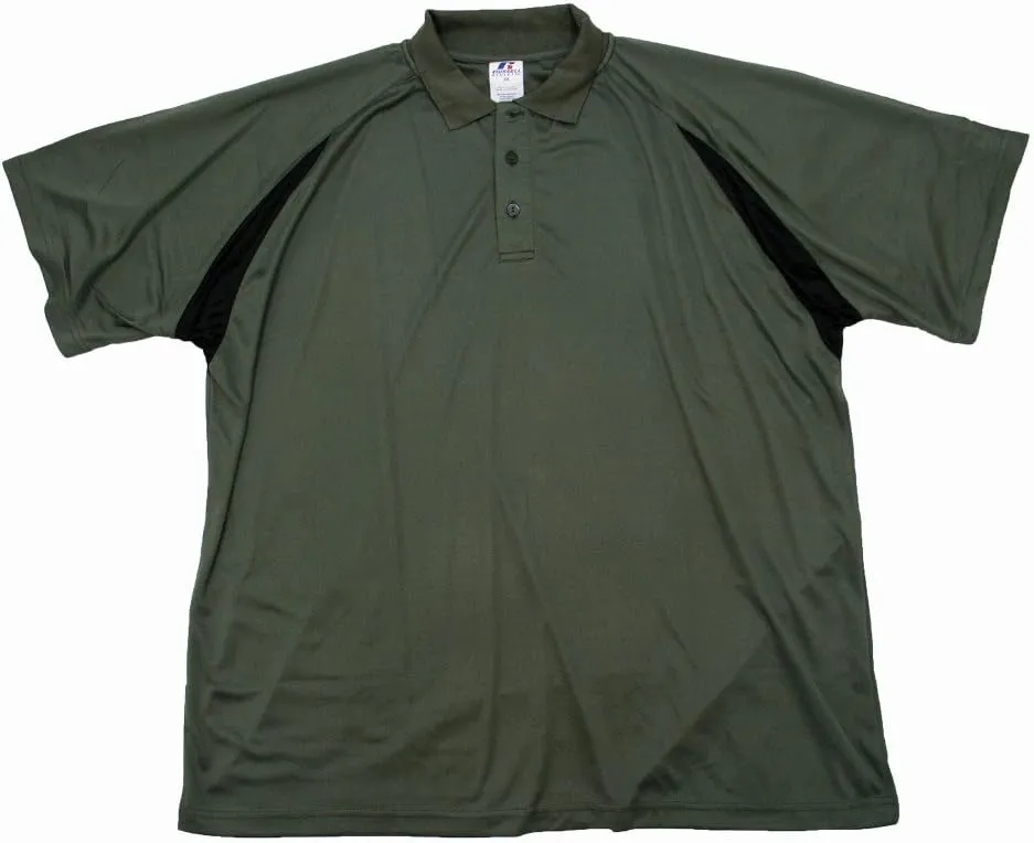 Russell Athletic Men's Big & Tall Color Blocked Polo