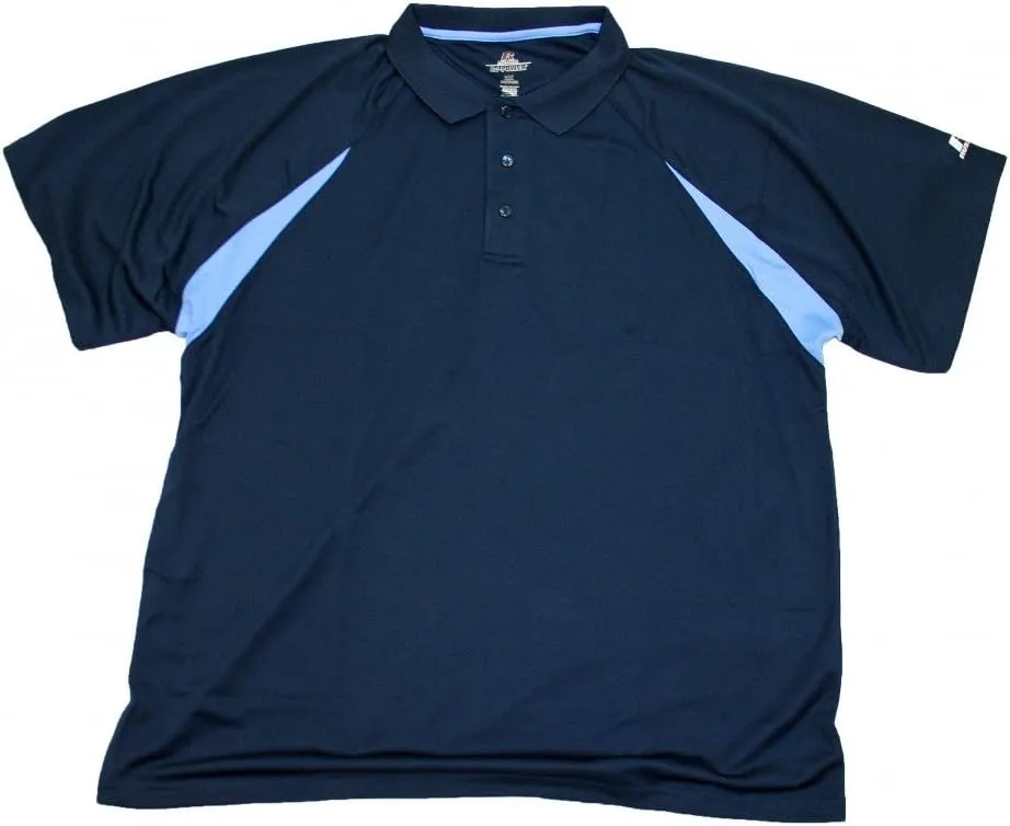 Russell Athletic Men's Big & Tall Color Blocked Polo