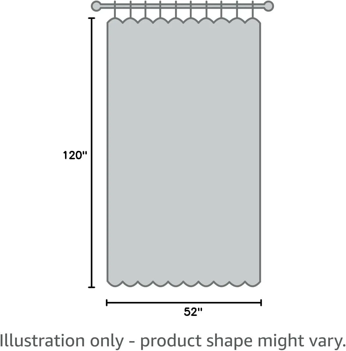 RYB HOME Semi Sheer Curtains - Linen Blend Semi Transparent Privacy Drapes Shabby Chic Light Filtering Extra Long Curtains for Farmhouse Home Office Laundry Room, 52" W x 120" L, 2 Panels, Linen