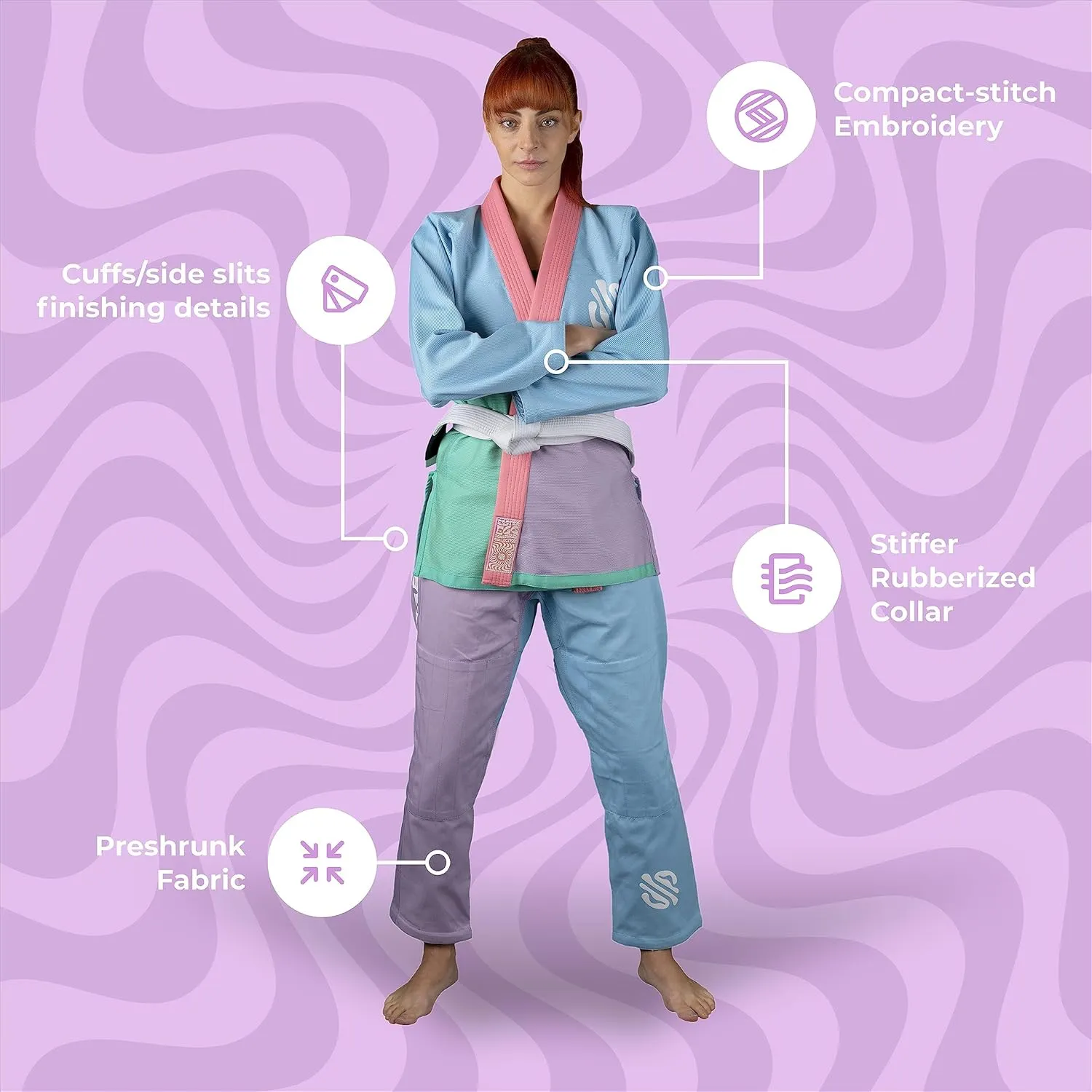 Sanabul Easter Egg BJJ Gi for Women Premium Brazilian Jiu Jitsu Gi for Women