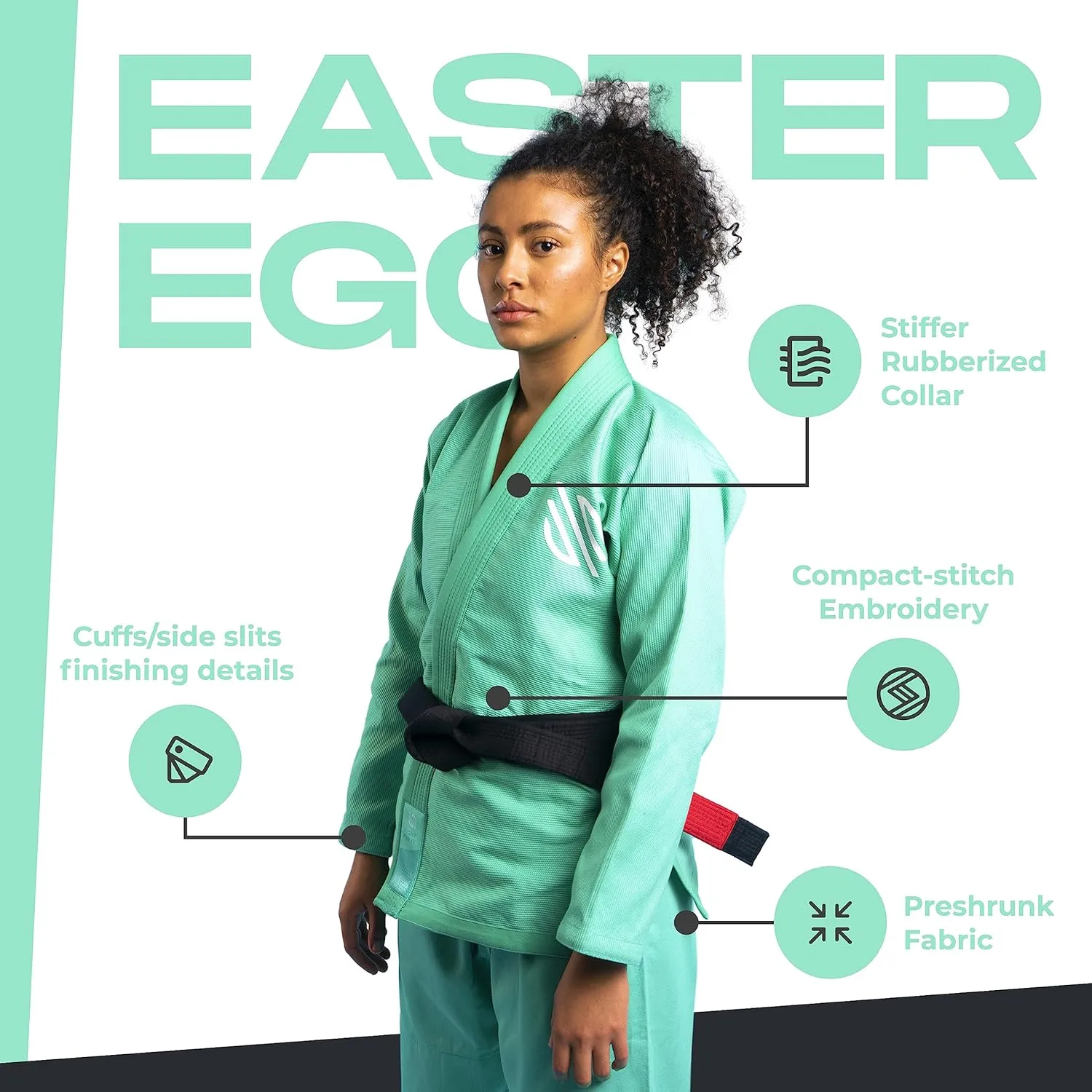 Sanabul Easter Egg BJJ Gi for Women Premium Brazilian Jiu Jitsu Gi for Women