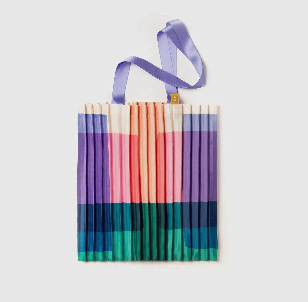 Satin pleated bag - Orbetello