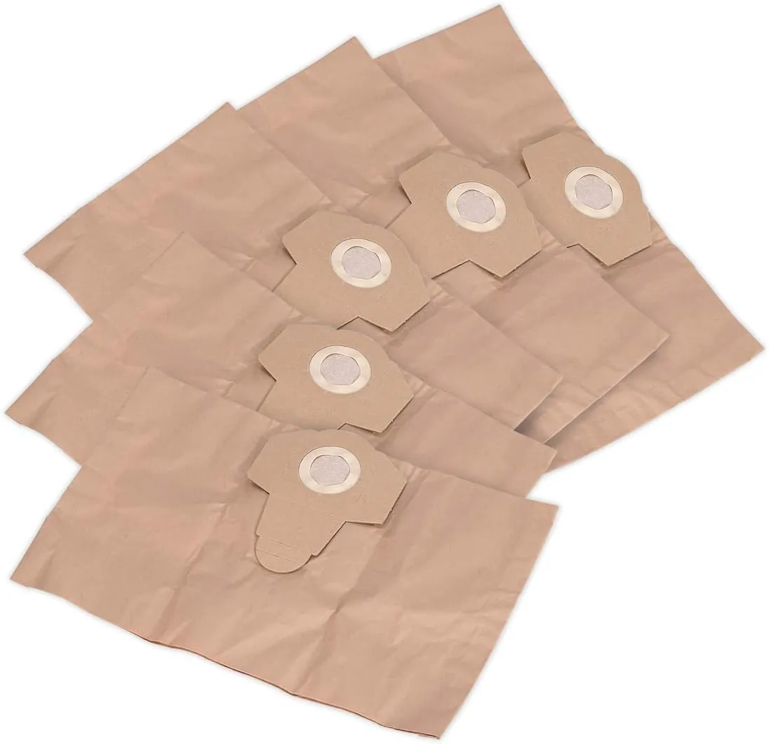 Sealey Pc200Pb5 Dust Collection Bag For Pc200 Pc200Sd Pc200Sdauto Pack Of 5