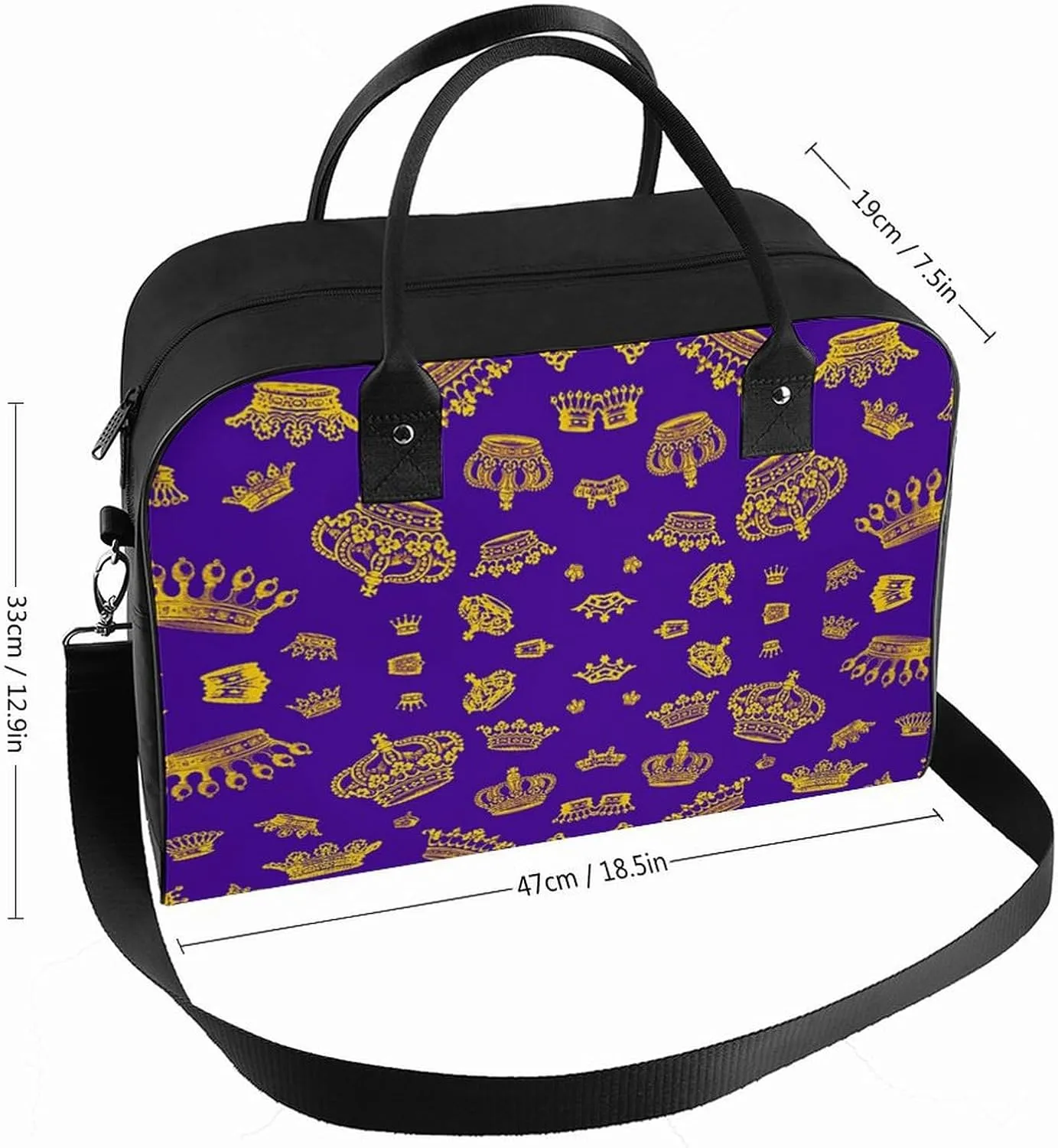 Seamless Patterns in Dental Dentistry Travel Handbag with A Large Capacity Design That Can Be Reused