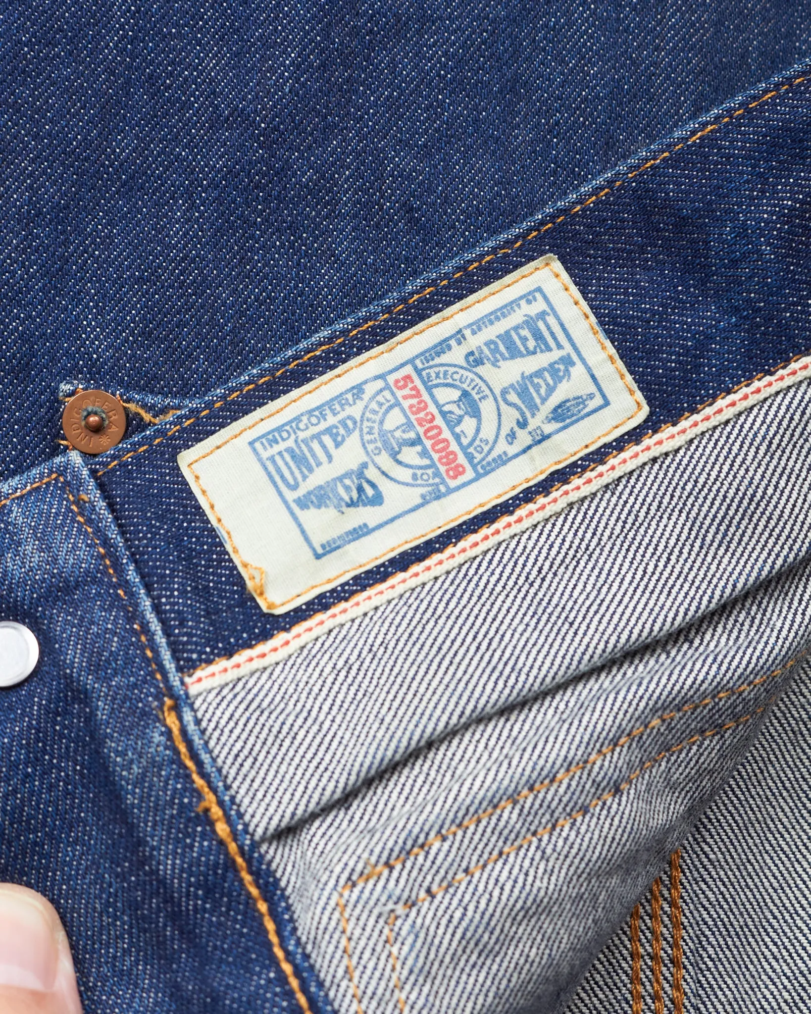 Second Hand Indigofera Grant Denim Jacket Size S
