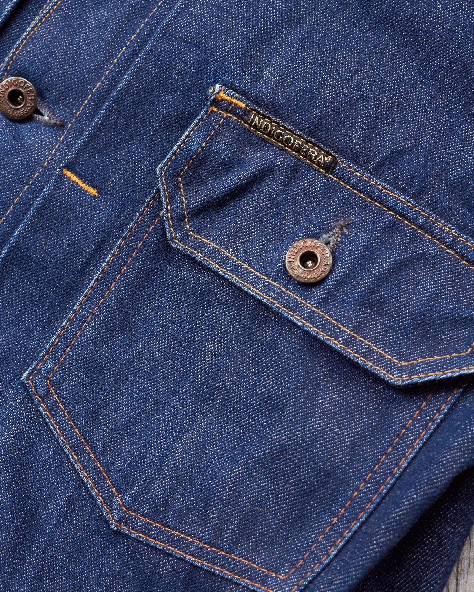 Second Hand Indigofera Grant Denim Jacket Size S