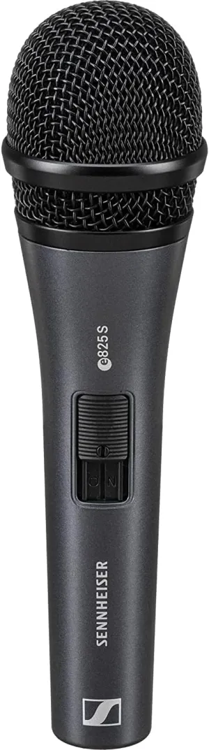SENNHEISER E825-S Handheld Cardiod Dynamic Microphone with On/Off Switch