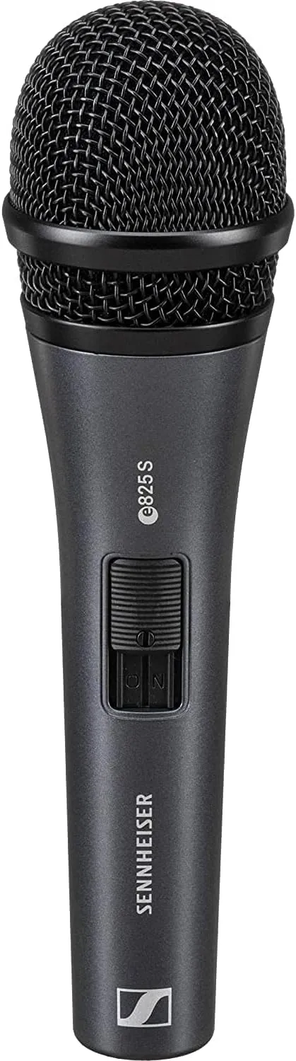SENNHEISER E825-S Handheld Cardiod Dynamic Microphone with On/Off Switch