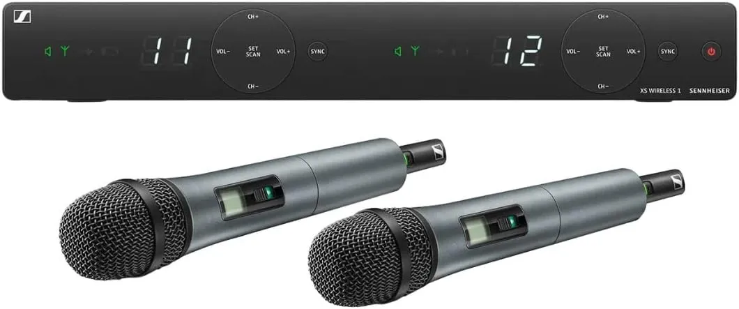 Sennheiser XSW 1-835 Dual Channel Wireless Microphone System,Black