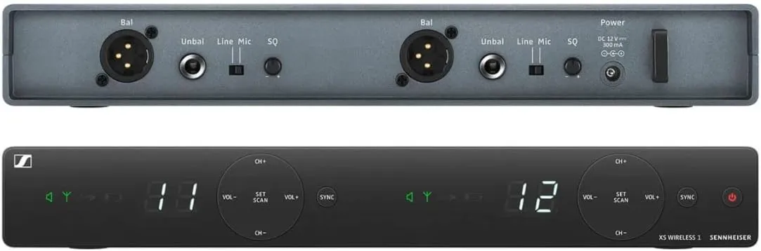 Sennheiser XSW 1-835 Dual Channel Wireless Microphone System,Black