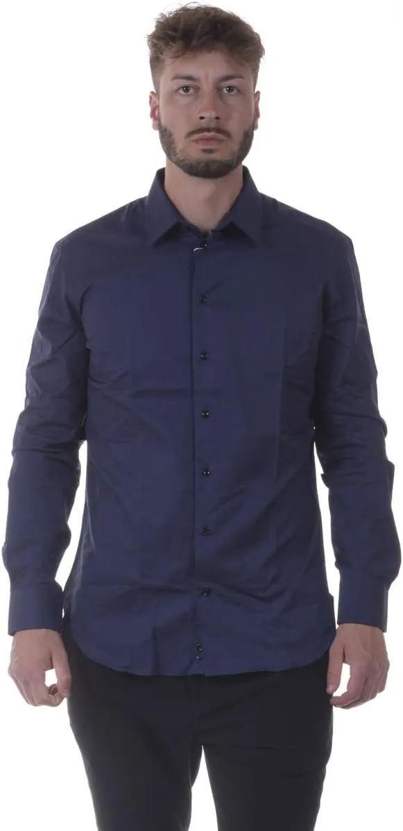Shirt Uomo UCCS5LUCC45920 Blue Scuro Size 43
