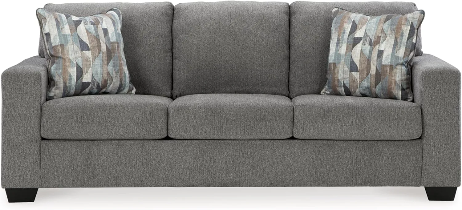 Signature Design by Ashley Deltona Casual Sofa for Living Room, Gray