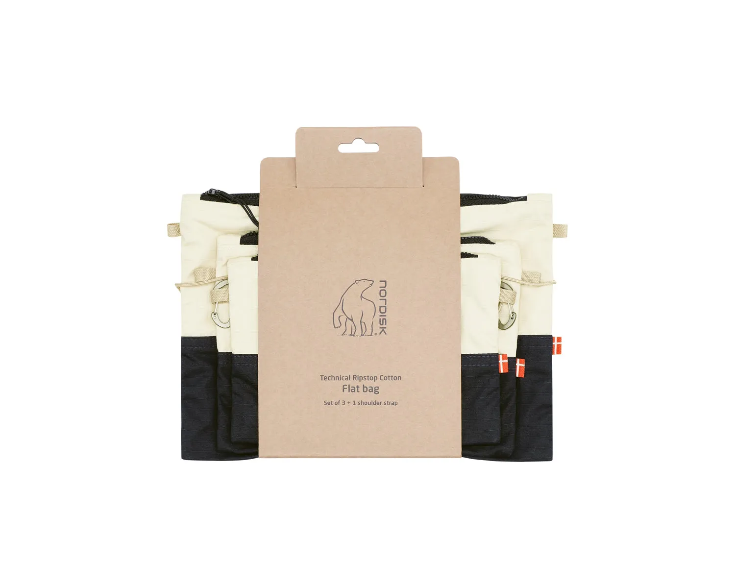 Skive Flat Bags (set of 3) - Sandshell