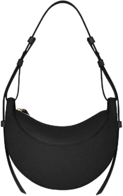 Small niche design single shoulder crossbody bag, leather crescent bag, genuine leather women's bag, armpit saddle bag