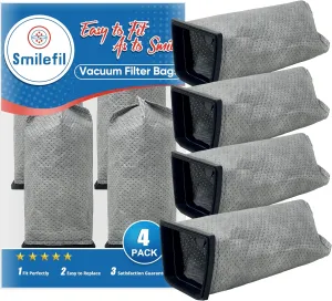 Smilefil 4PCS CH3000 Replacement Cloth Bags Compatible with Hoover PortaPower Swingette S1015 S1029 and CH30000 Commercial Canister Vacuum, Replace Part # 43662023