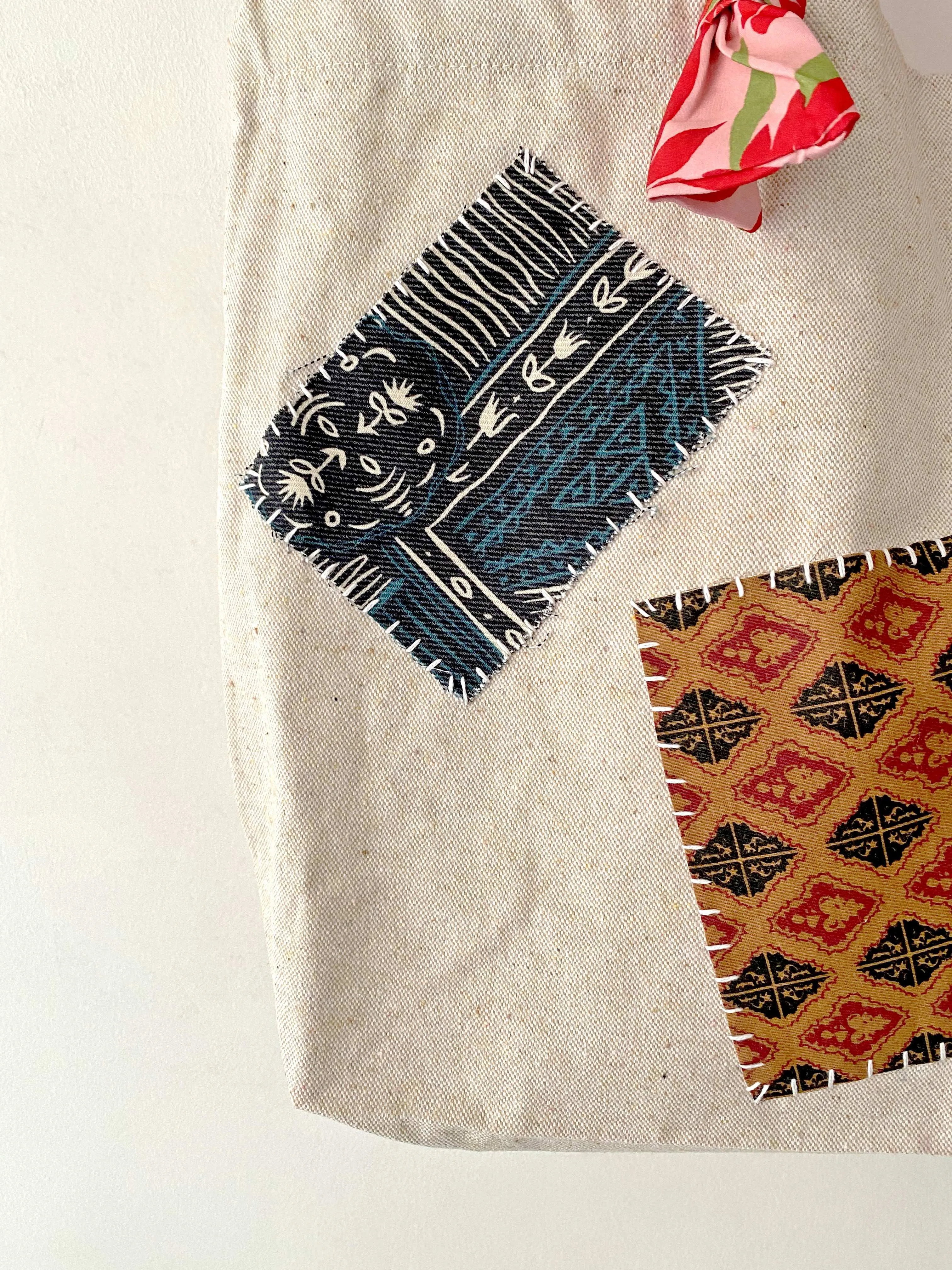 Soft Straps Patchwork Tote