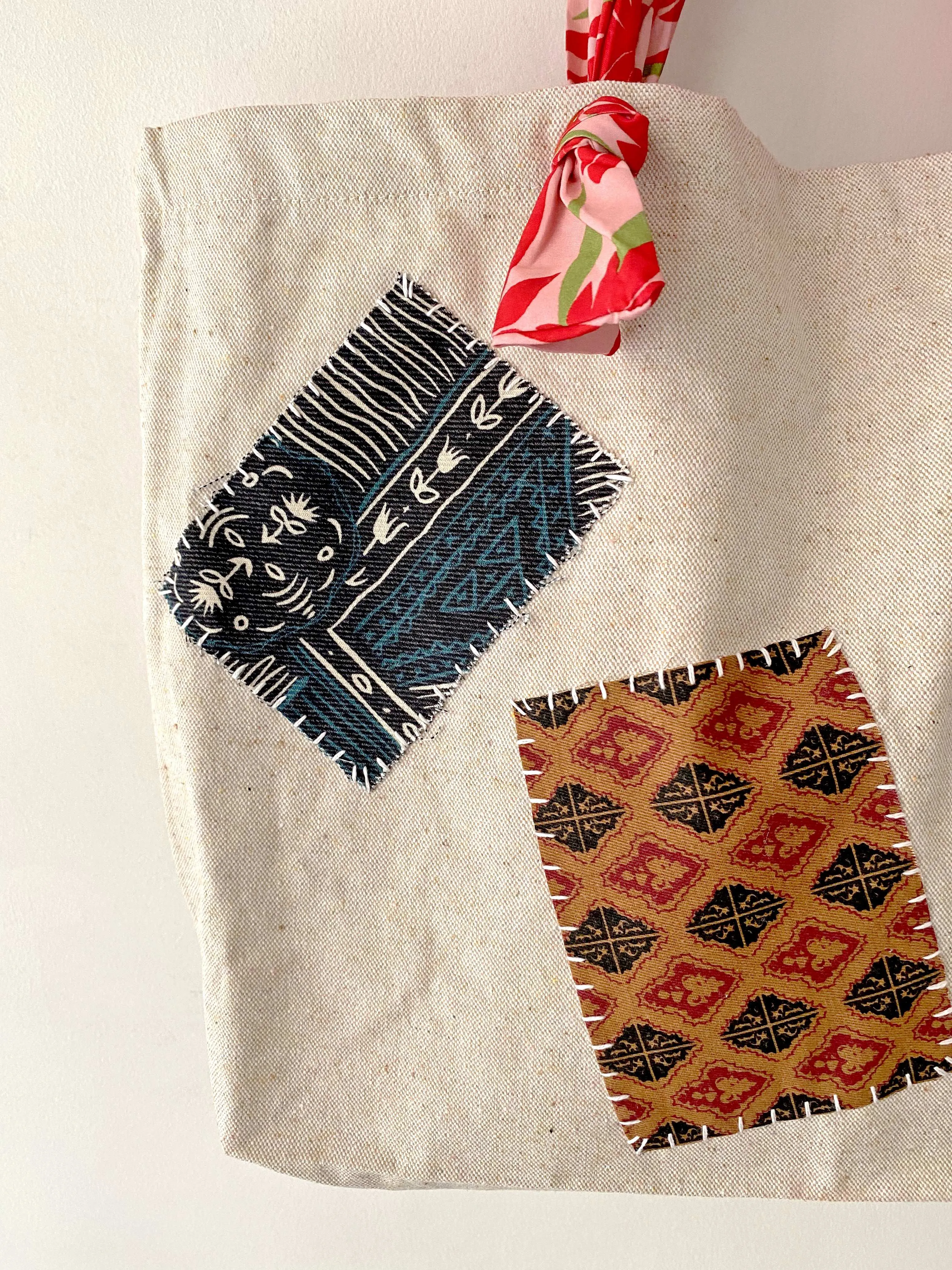 Soft Straps Patchwork Tote