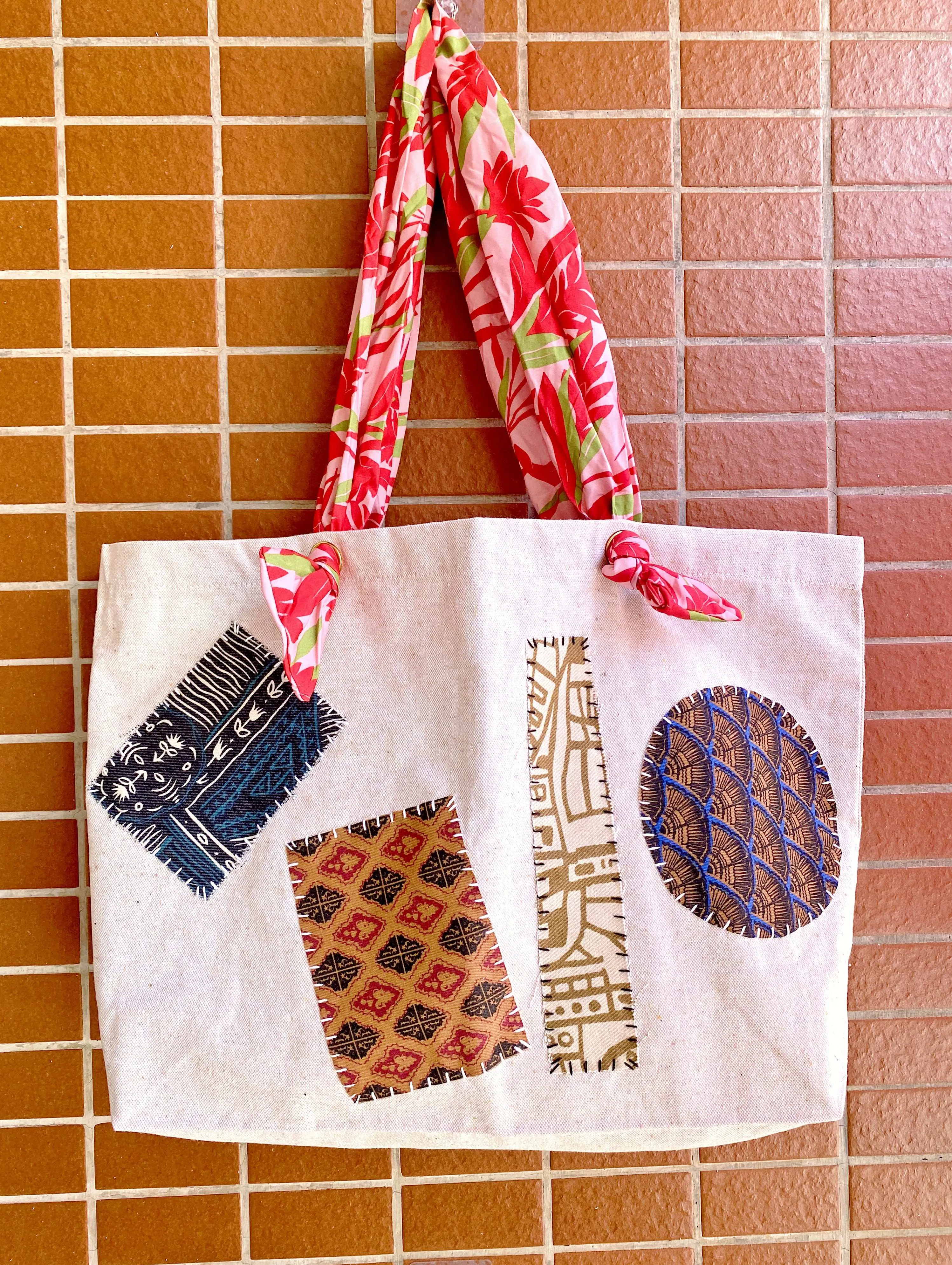 Soft Straps Patchwork Tote