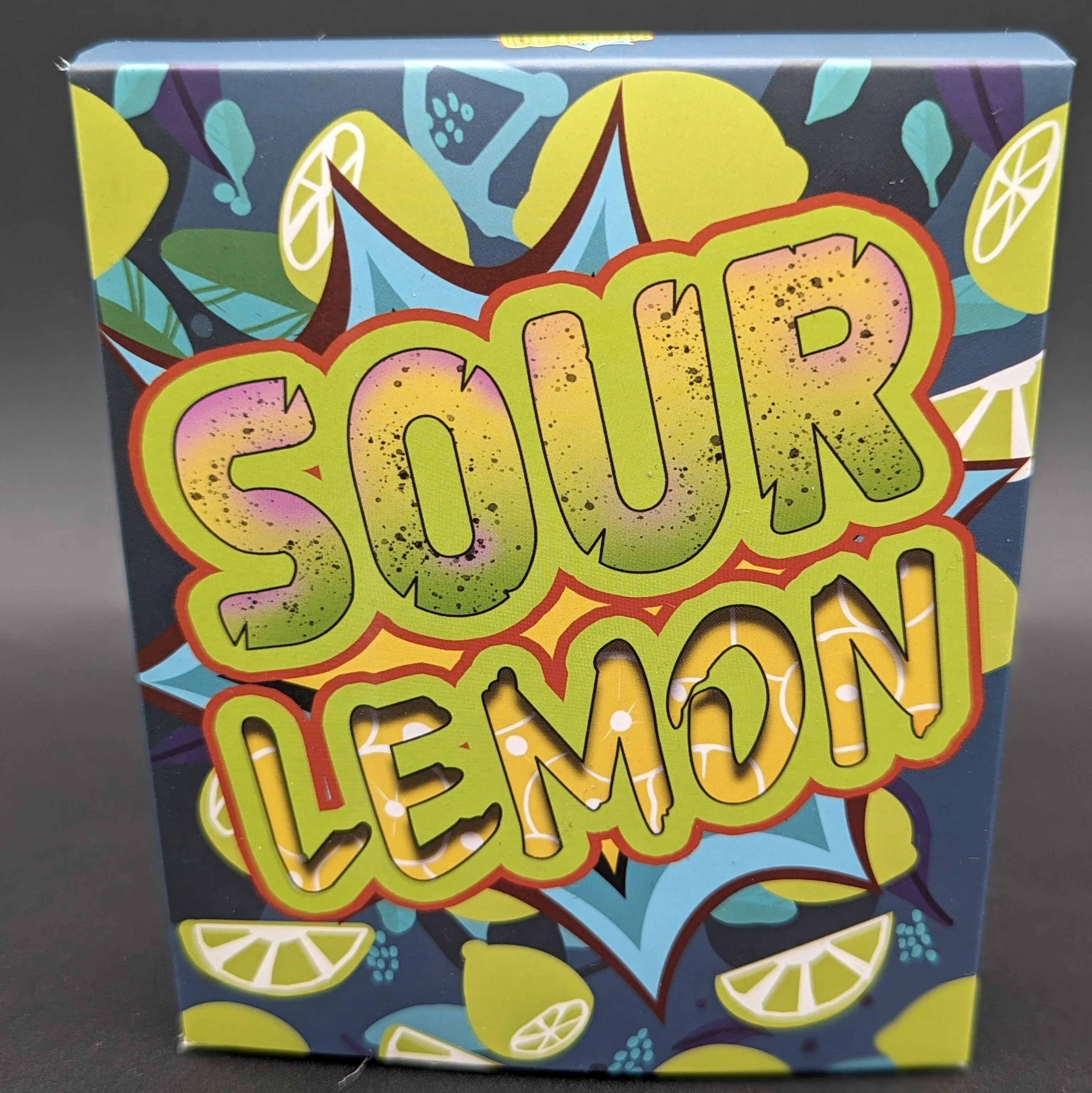 Sour Lemon 3.5g Mylar Bags   Boxes