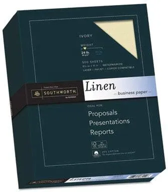 Southworth SOU564C - 25% Cotton Linen Business Paper