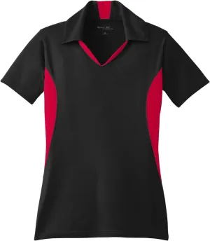 SPORT-TEK Women's Side Blocked Micropique Sport-Wick Polo LST655