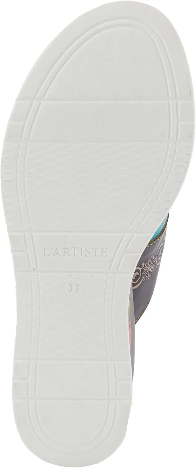 Spring Step L'Artiste Women's CALIGAL Hand-Painted Lightweight Platform Wedges