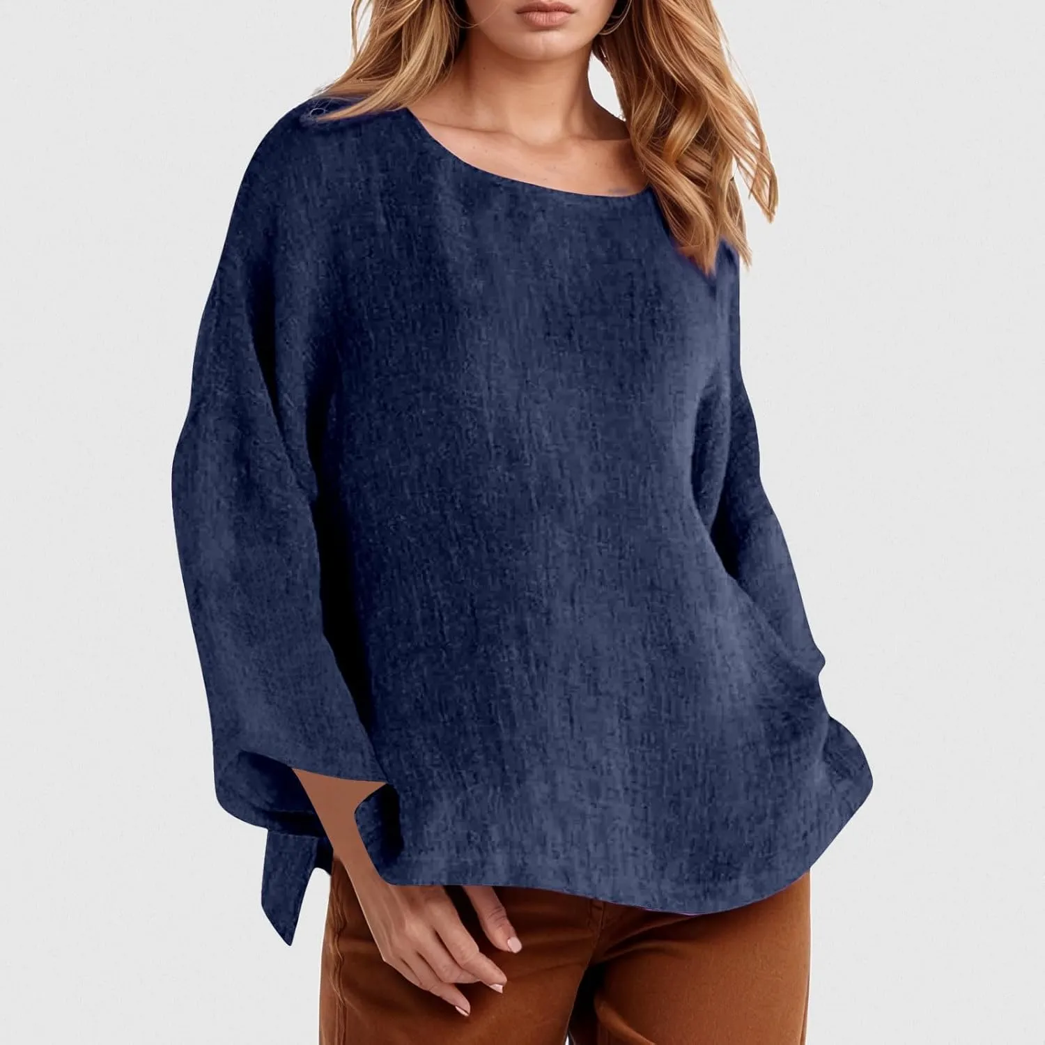Summer Tops for Women 2025 Cotton Linen Short Sleeve Shirts Cute Boho Floral Top Dressy Casual Lapel Comfy Blouse