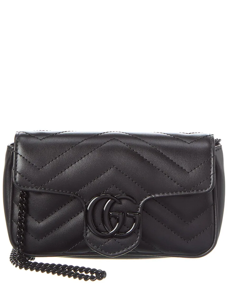 Super GG Mini Leather Bag Expert assistance Shoulder Matelasse Gucci Marmont Touch-sensitive